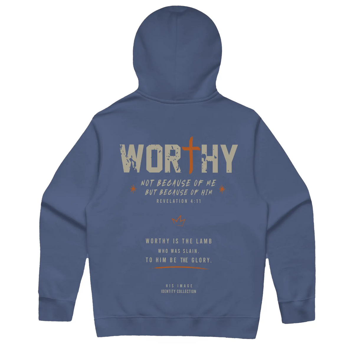 WORTHY Identity Collection Christian streetwear hoodie