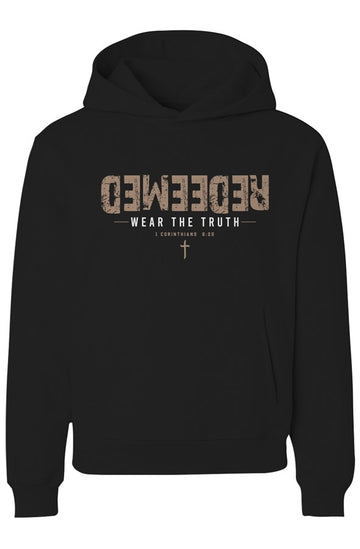 REDEEMED Relaxed Heavyweight Hoodie by Courtesy of God