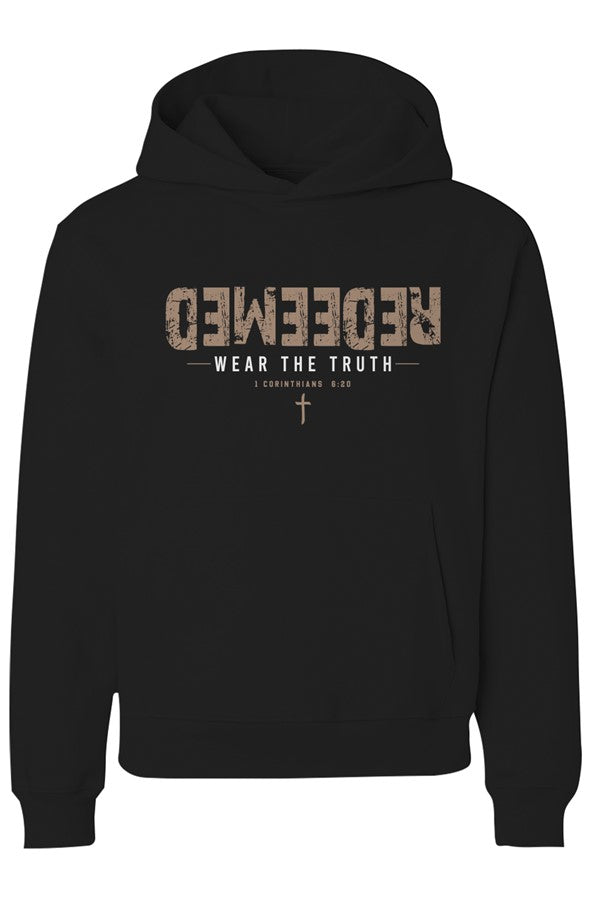 REDEEMED Relaxed Heavyweight Hoodie by Courtesy of God