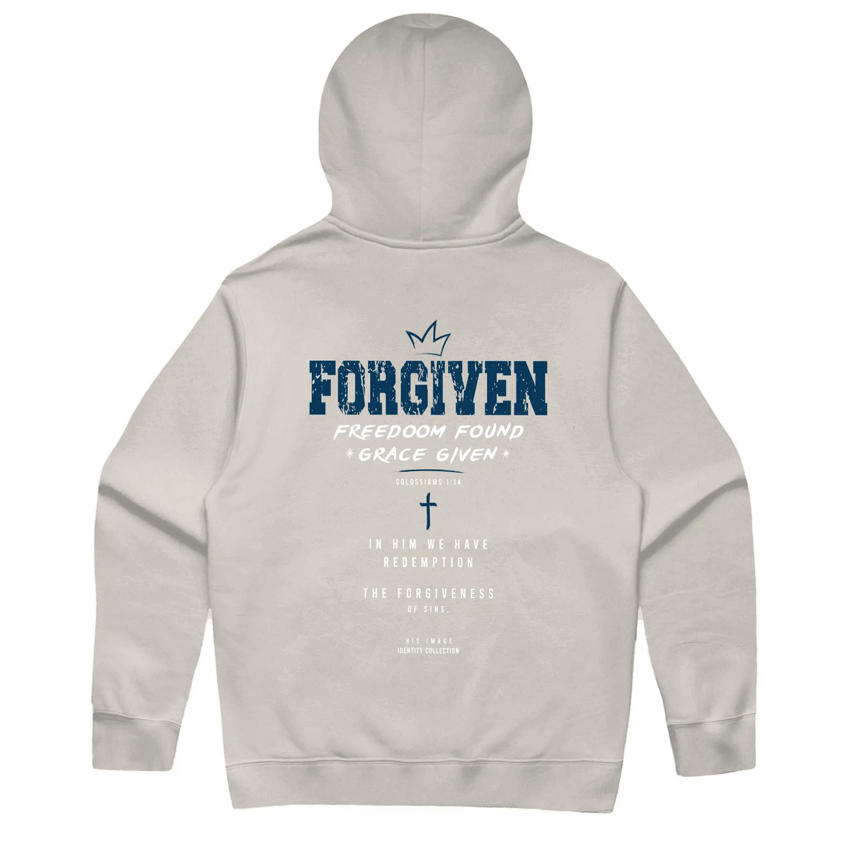 Oversized FORGIVEN faith inspired hoodie by Courtesy of God