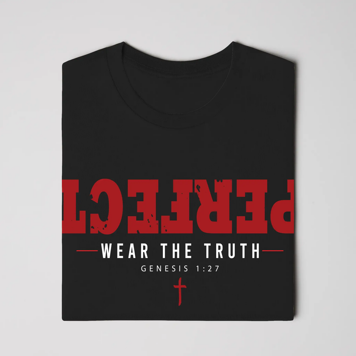 Oversized PERFECT Christian tee by Courtesy of God