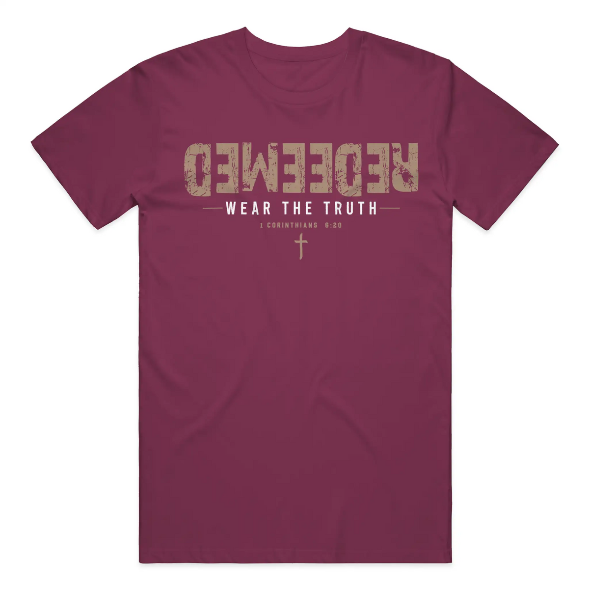 Premium REDEEMED everyday Christian streetwear tee