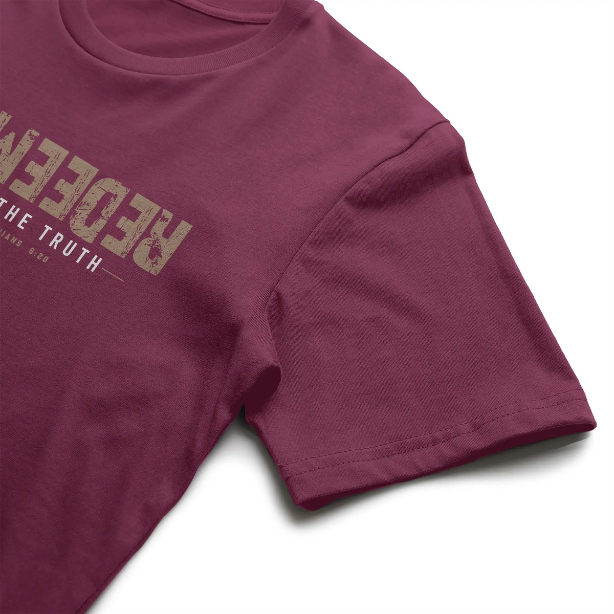 REDEEMED unisex cotton tee by Courtesy of God