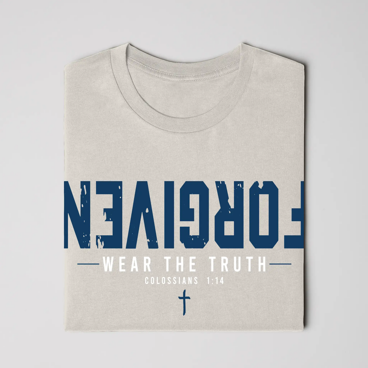 Premium FORGIVEN everyday Christian streetwear tee