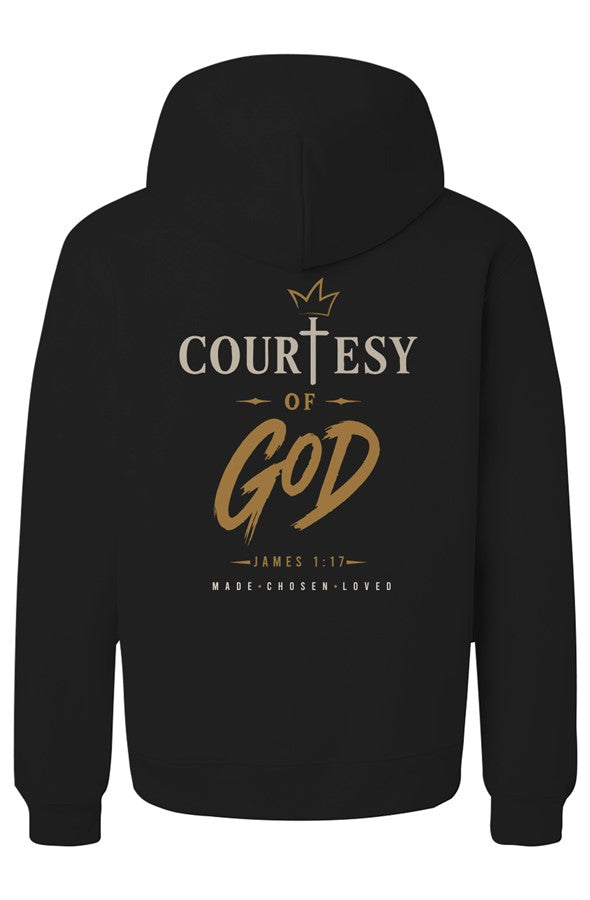 Premium heavyweight Courtesy of God streetwear hoodie