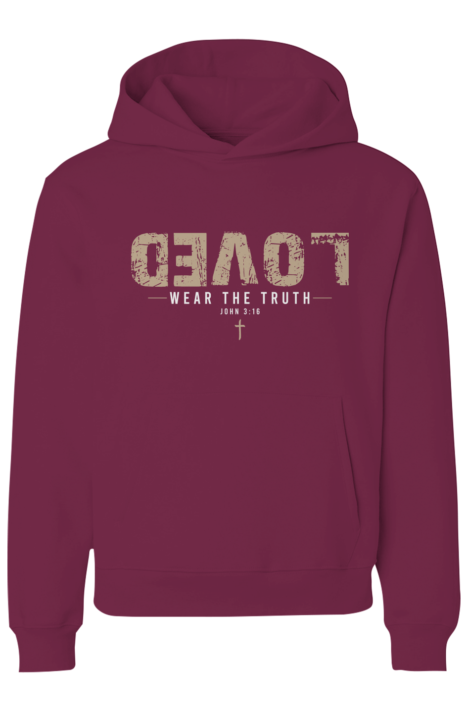 "LOVED" Unisex Heavyweight Hoodie