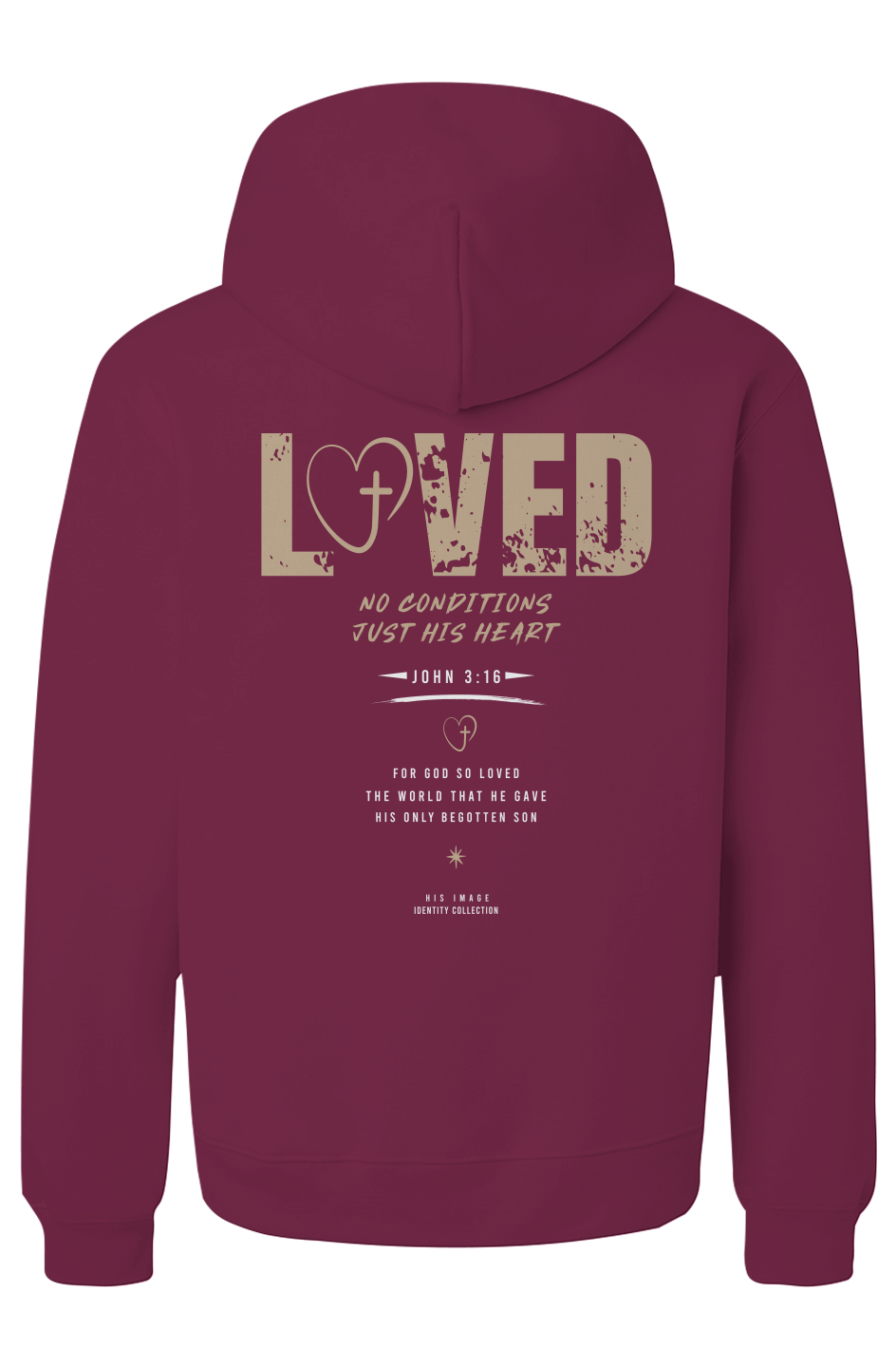 "LOVED" Unisex Heavyweight Hoodie