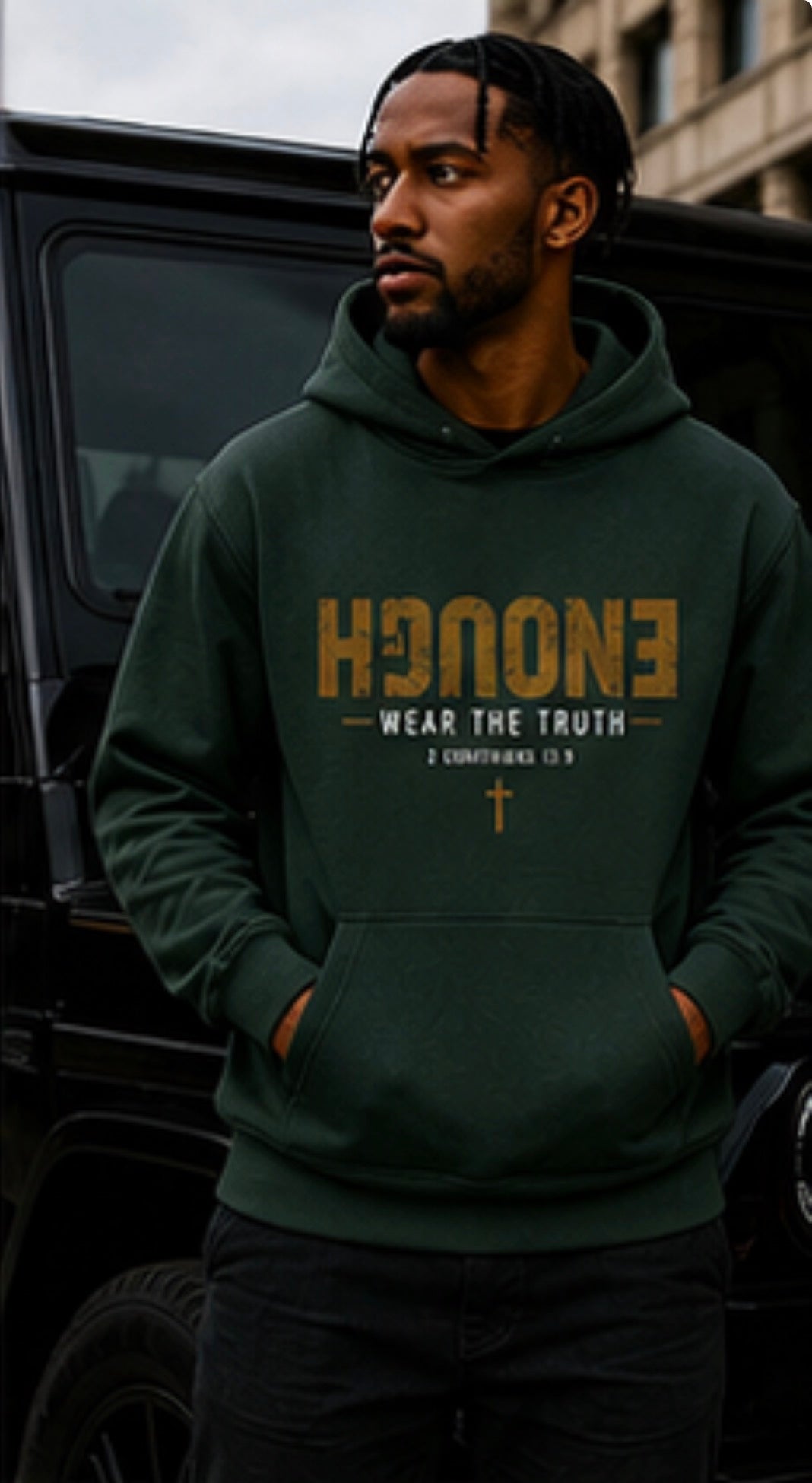 ENOUGH Relaxed Hoodie by Courtesy of God