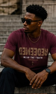 REDEEMED Essential Everyday Tee by Courtesy of God