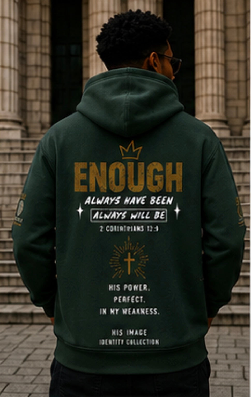 Premium ENOUGH heavyweight fleece hoodie